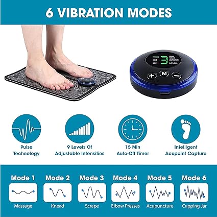 EMS Foot Massager Mat For Neuropathy & Plantar Fasciitis Relief