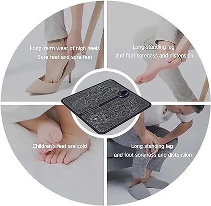 EMS Foot Massager Mat For Neuropathy & Plantar Fasciitis Relief