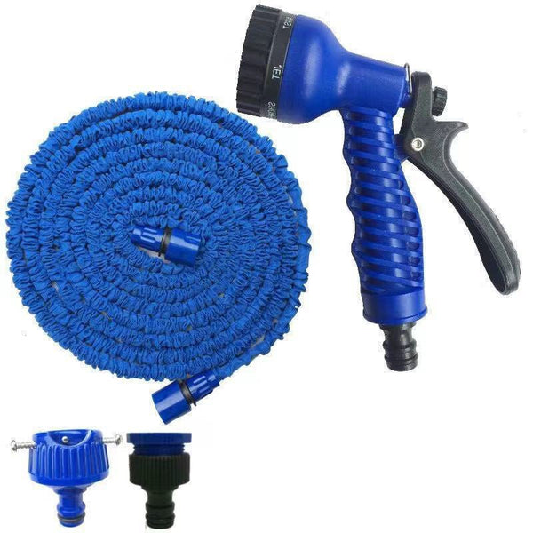 Expandable Garden Hose 100ft With Multi Function Spray Nozzle Gun