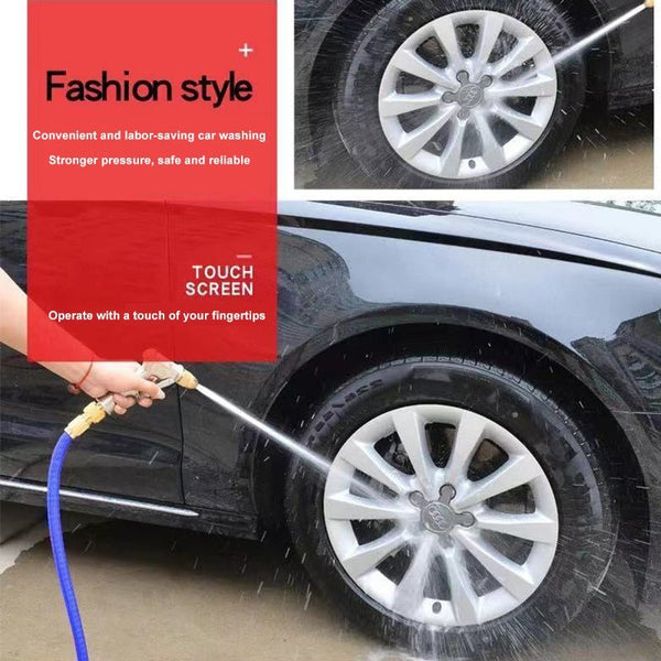 Expandable Garden Hose 100ft With Multi Function Spray Nozzle Gun