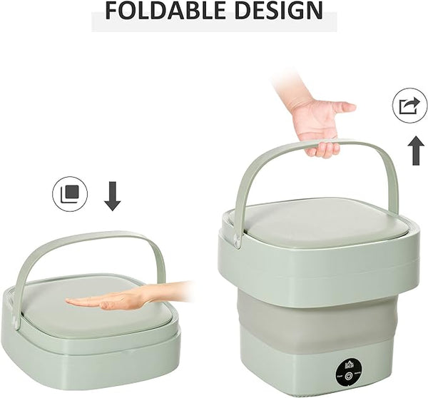 Portable Foldable Mini Laundry Machine For Travel & Small Spaces