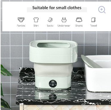 Portable Foldable Mini Laundry Machine For Travel & Small Spaces