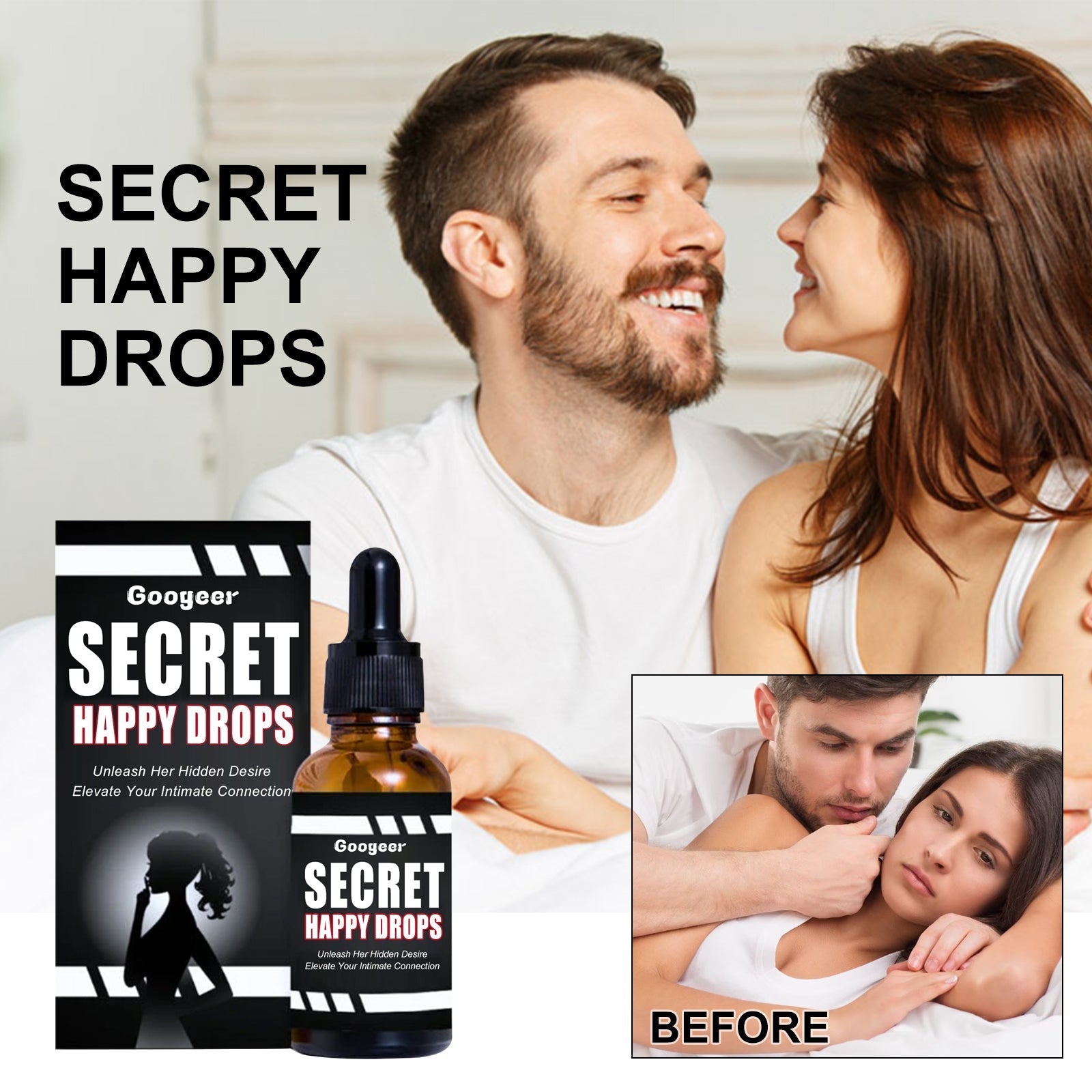 Googear Secret Happy Drops For Women Mood & Intimate Wellness Support