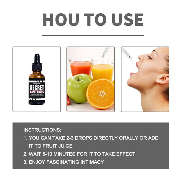 Googear Secret Happy Drops For Women Mood & Intimate Wellness Support