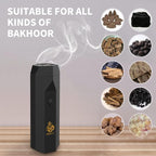 Bishkoor Electric Hair Bakhoor Comb Portable Incense Burner