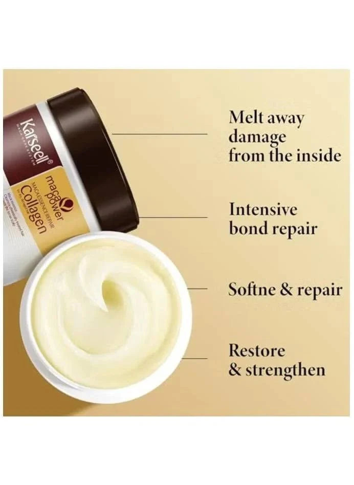 Professional Hair Repair Collagen Treatment For Damaged & Dry Frizzy Hair