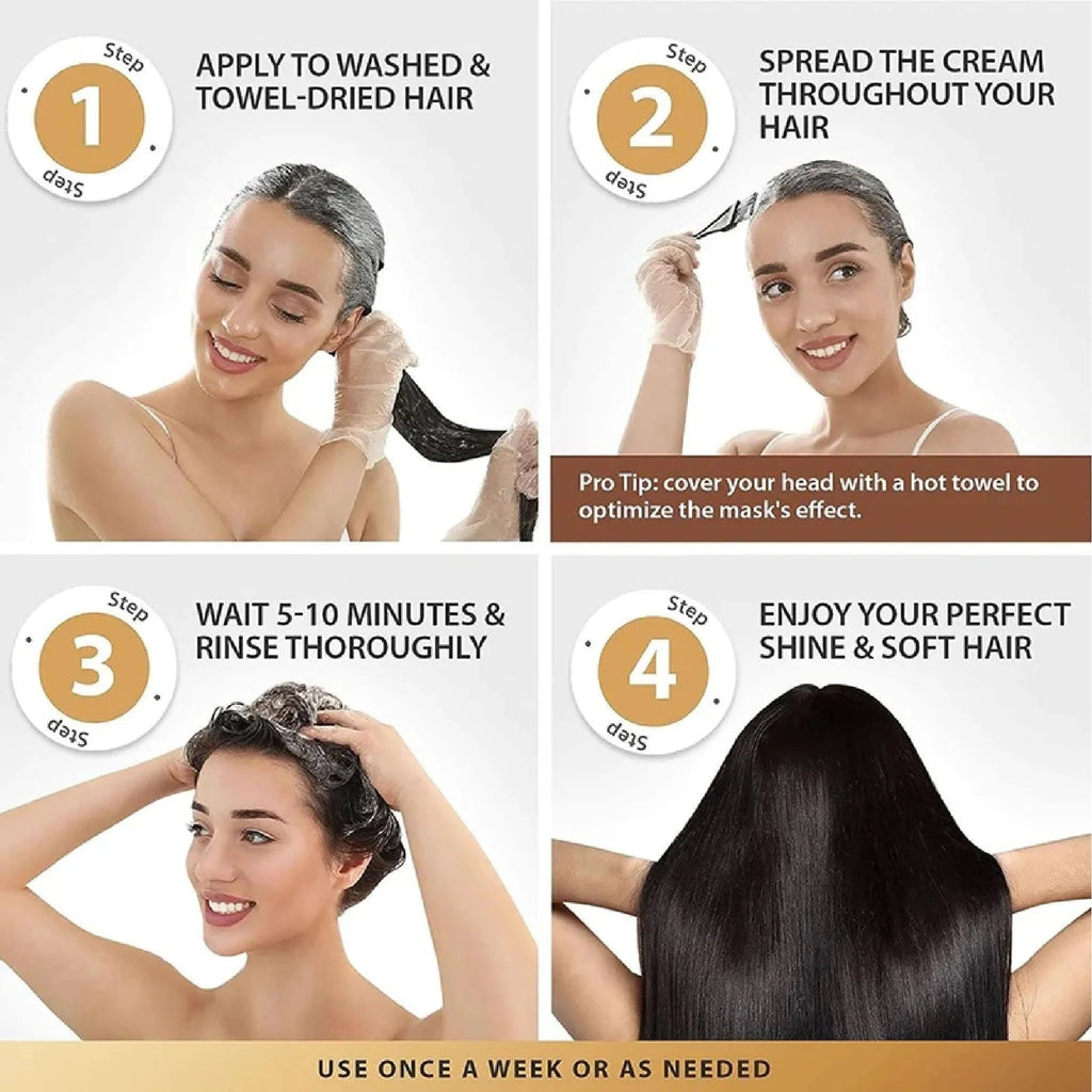 Professional Hair Repair Collagen Treatment For Damaged & Dry Frizzy Hair