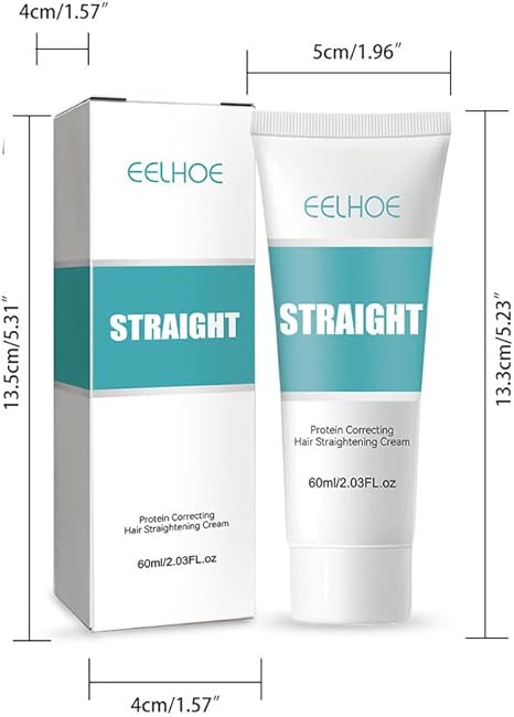 Protein Correction Hair Straightening Cream Dry Frizz Damage Repair
