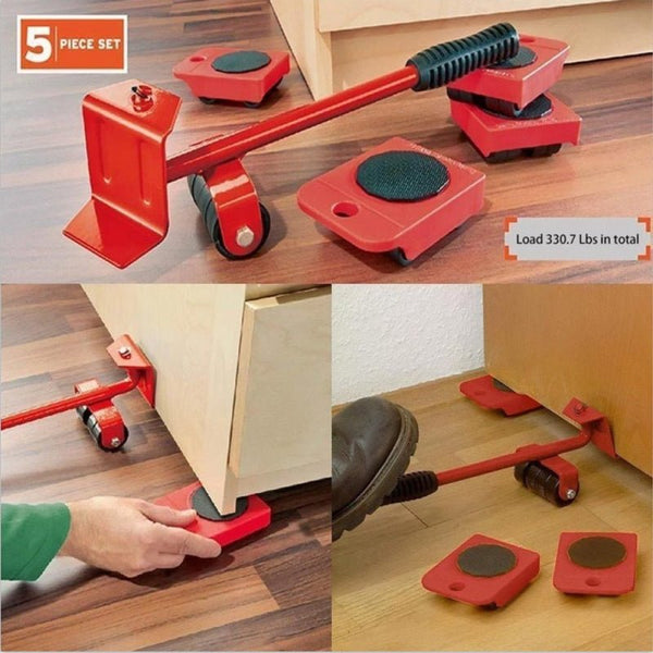 Heavy Duty Furniture Mover Set for Easy Home Lifting & Rolling