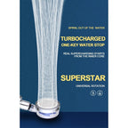 High Pressure Turbocharged Shower Head With Water Purification Filter