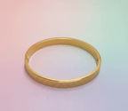 Islamic Ayat ul Kursi Gold-Tone Bangle Bracelet For Men Women