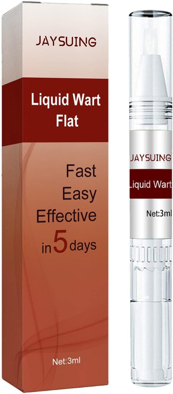 JAYSUING Liquid Wart Flat Remover Fast 5 Day Skin Clearing Formula