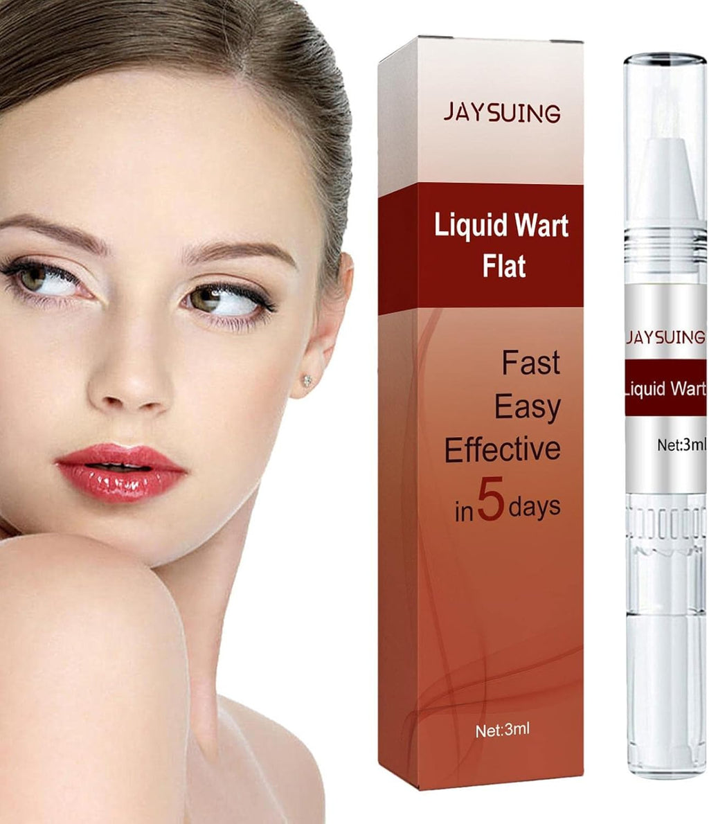 JAYSUING Liquid Wart Flat Remover Fast 5 Day Skin Clearing Formula