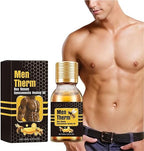 Men Therm Bee Venom Gynecomastia Heating Oil For Chest Firming & Fat Burn