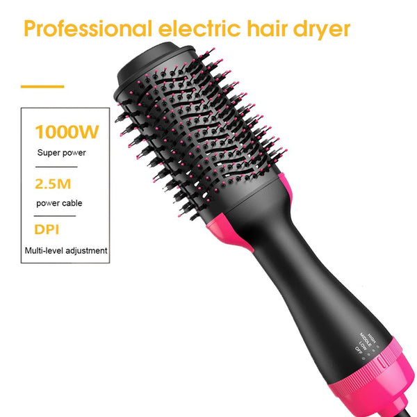 One Step Hot Air Brush Volumizer Styler With Ionic And Ceramic Barrel