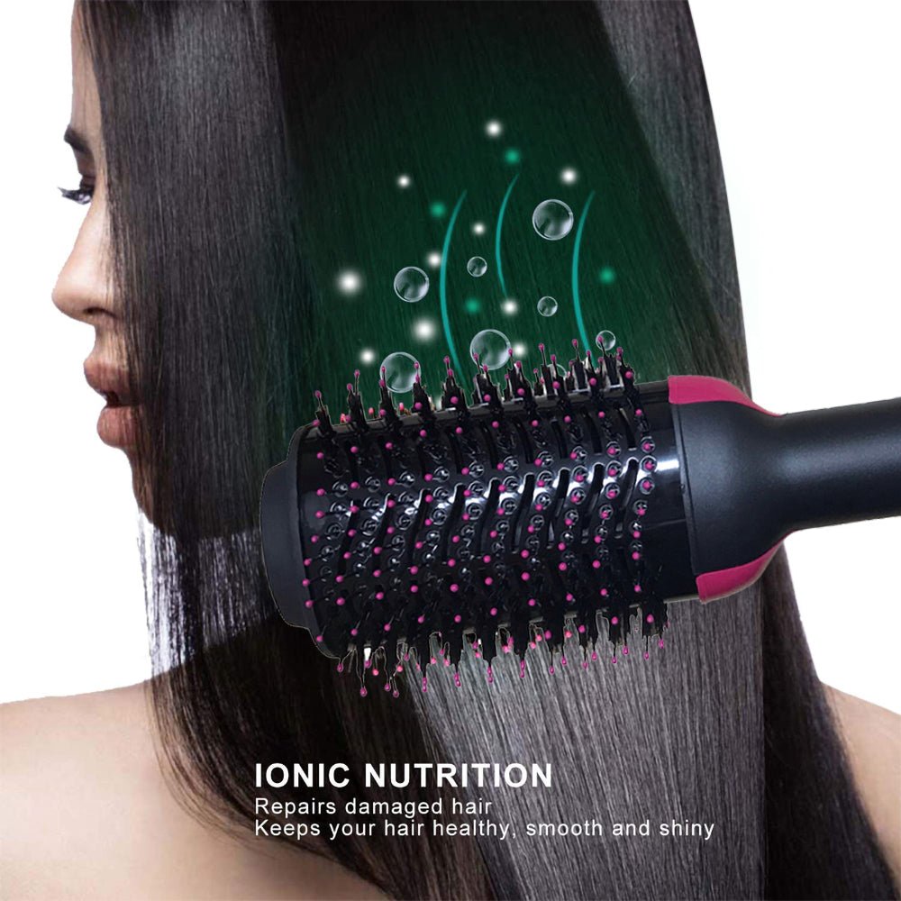One Step Hot Air Brush Volumizer Styler With Ionic And Ceramic Barrel