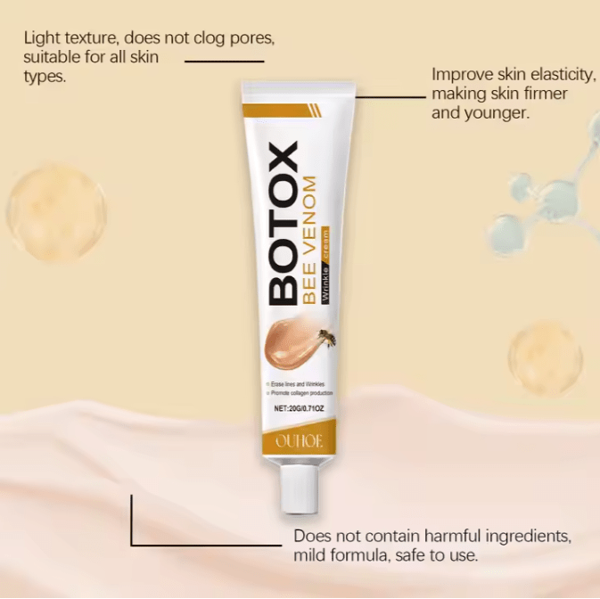 OUHOE Bee Venom Botox Wrinkle Cream 20g Anti Aging Hydration