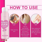 OUHOE Painless Hair Removal Spray For Smooth Skin On Legs Arms & Underarms