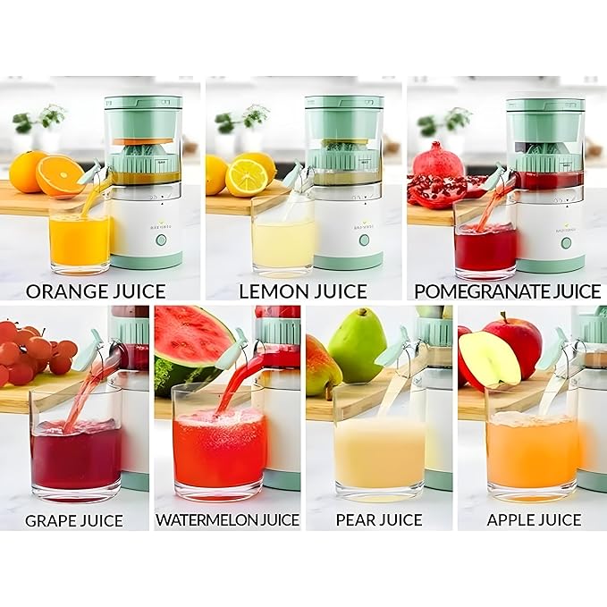 Portable Citrus Squeezer & Presser with 80W Easy Juicing Power