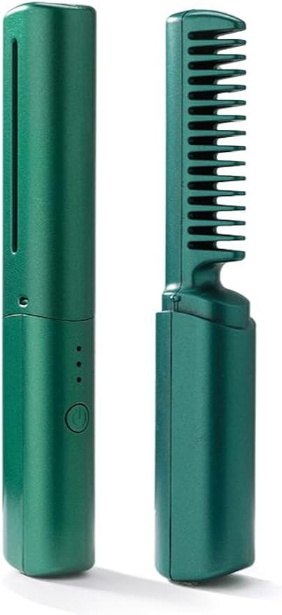 Portable Hair Straightener Comb for Frizz-Free Styling Anywhere