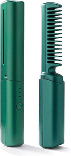 Portable Hair Straightener Comb for Frizz-Free Styling Anywhere