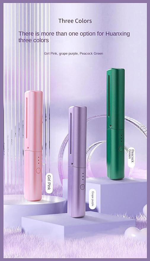 Portable Hair Straightener Comb for Frizz-Free Styling Anywhere