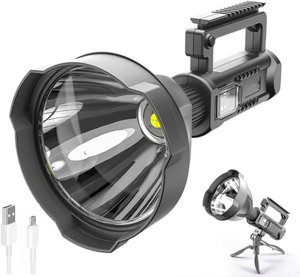 Portable LED Flashlight with IPX6 Weather-Resistant Outdoor Use