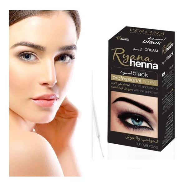 Ryana Natural Eyebrow Henna Tint Kit For Waterproof & Long Lasting Brows