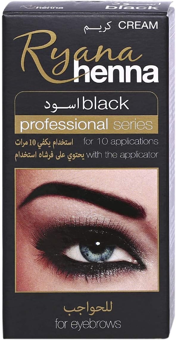 Ryana Natural Eyebrow Henna Tint Kit For Waterproof & Long Lasting Brows