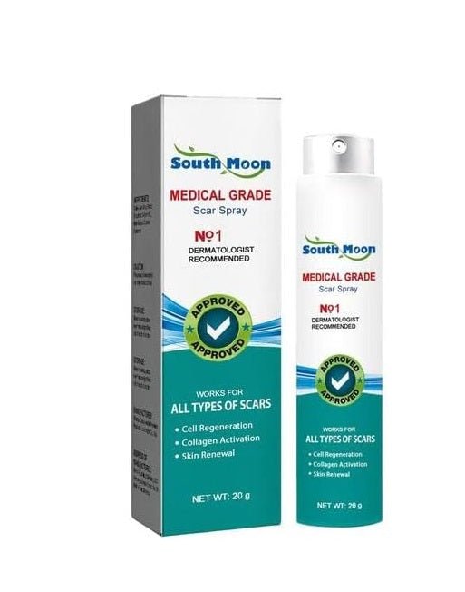 South Moon Medical Grade Scar Spray For Burns Surgery & Stretch Marks