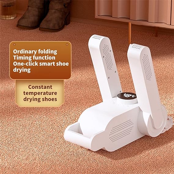 Smart Folding Shoe Dryer for Odor Control & Fast Dry Footwear
