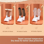 Smart Folding Shoe Dryer for Odor Control & Fast Dry Footwear