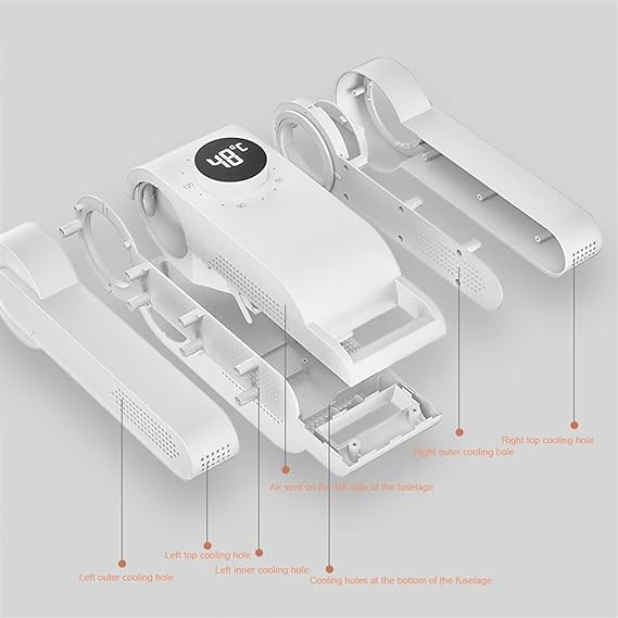 Smart Folding Shoe Dryer for Odor Control & Fast Dry Footwear