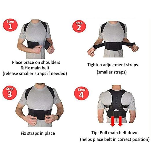 Shoulder Back Support Belt for Posture Correction & Pain Relief