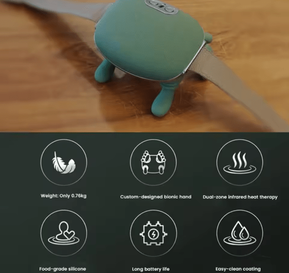 Shoulder & Neck Massager for Portable Muscle Tension Relief Care