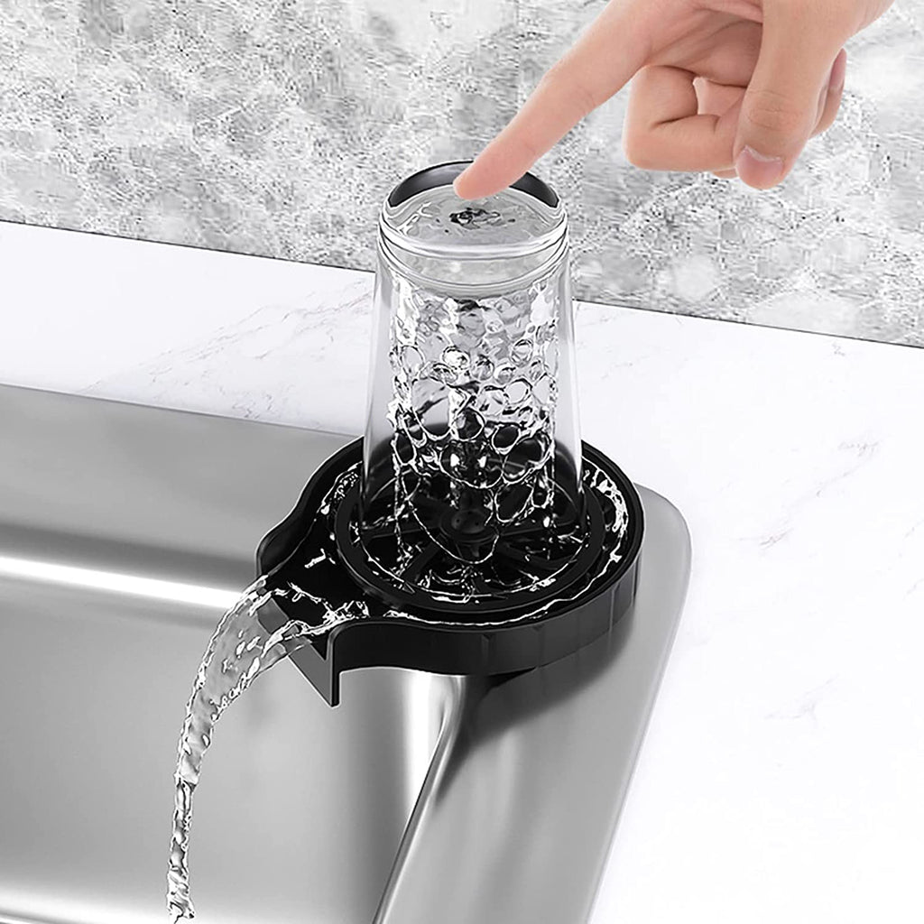 Automatic High Pressure Cup Washer Sink Mounted Bottle Glass Rinser