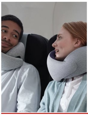 U-Shaped Memory Foam Travel Sleeping Pillow With Eye Mask And Earplugs
