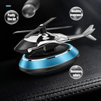Solar Powered Car Aroma Diffuser Helicopter Rotating Purifier Freshener