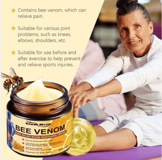 South Moon Bee Venom Pain Relief Cream For Arthritis Joint & Bone Comfort