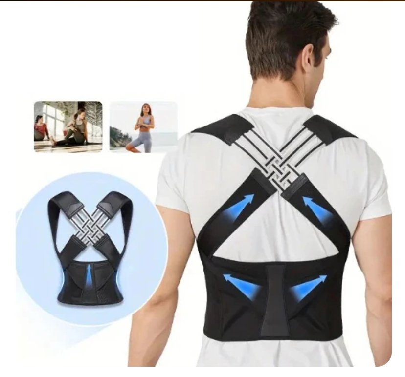 Posture Corrector Shoulder Back Support Belt Elastic Waistband