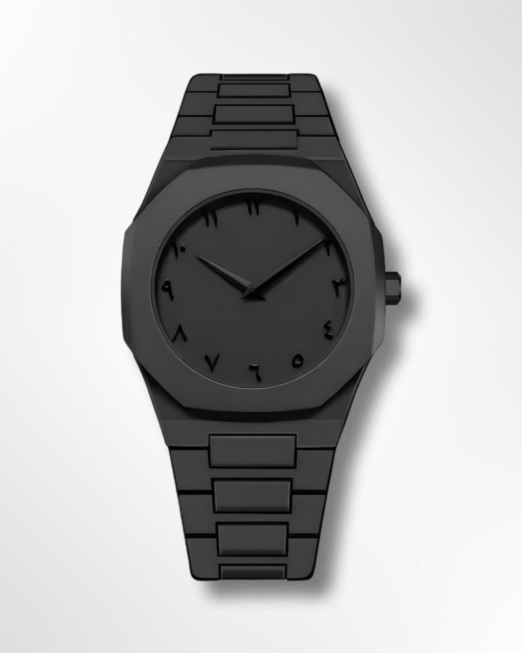 Stainless Steel Arabic Numeral Dial Watch For Men Elegant Versatile