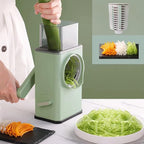 Stainless Steel Rotary Vegetable Cutter & Slicer For Easy Prep