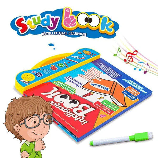 Study Book Intellectual Learning Interactive Book for Kids