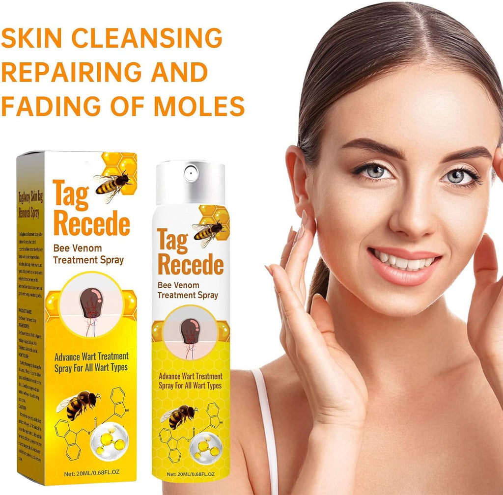 Tag Recede Bee Venom Wart & Skin Tag Removal Repair Spray Maximum Care