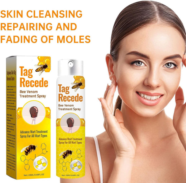 Tag Recede Bee Venom Wart & Skin Tag Removal Repair Spray Maximum Care