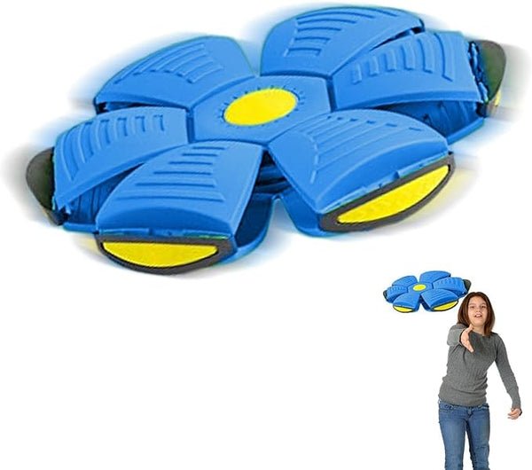 Transforming Flying Disc Ball Kids Outdoor Shape Shifting Toy Game