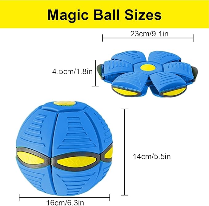 Transforming Flying Disc Ball Kids Outdoor Shape Shifting Toy Game