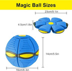Transforming Flying Disc Ball Kids Outdoor Shape Shifting Toy Game
