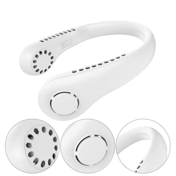 Bladeless Neck Hanging Fan Portable Hands-Free Cooling 42 Holes