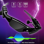 Wireless Bluetooth Headset Sunglasses with Polarized Audio Style